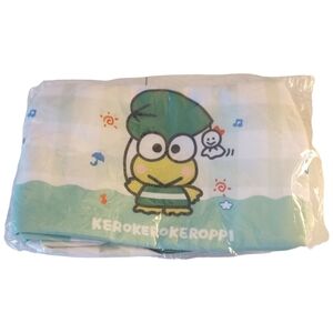 Keroppi Insulated Lunch Bag Green and White 8x11 in. NWT